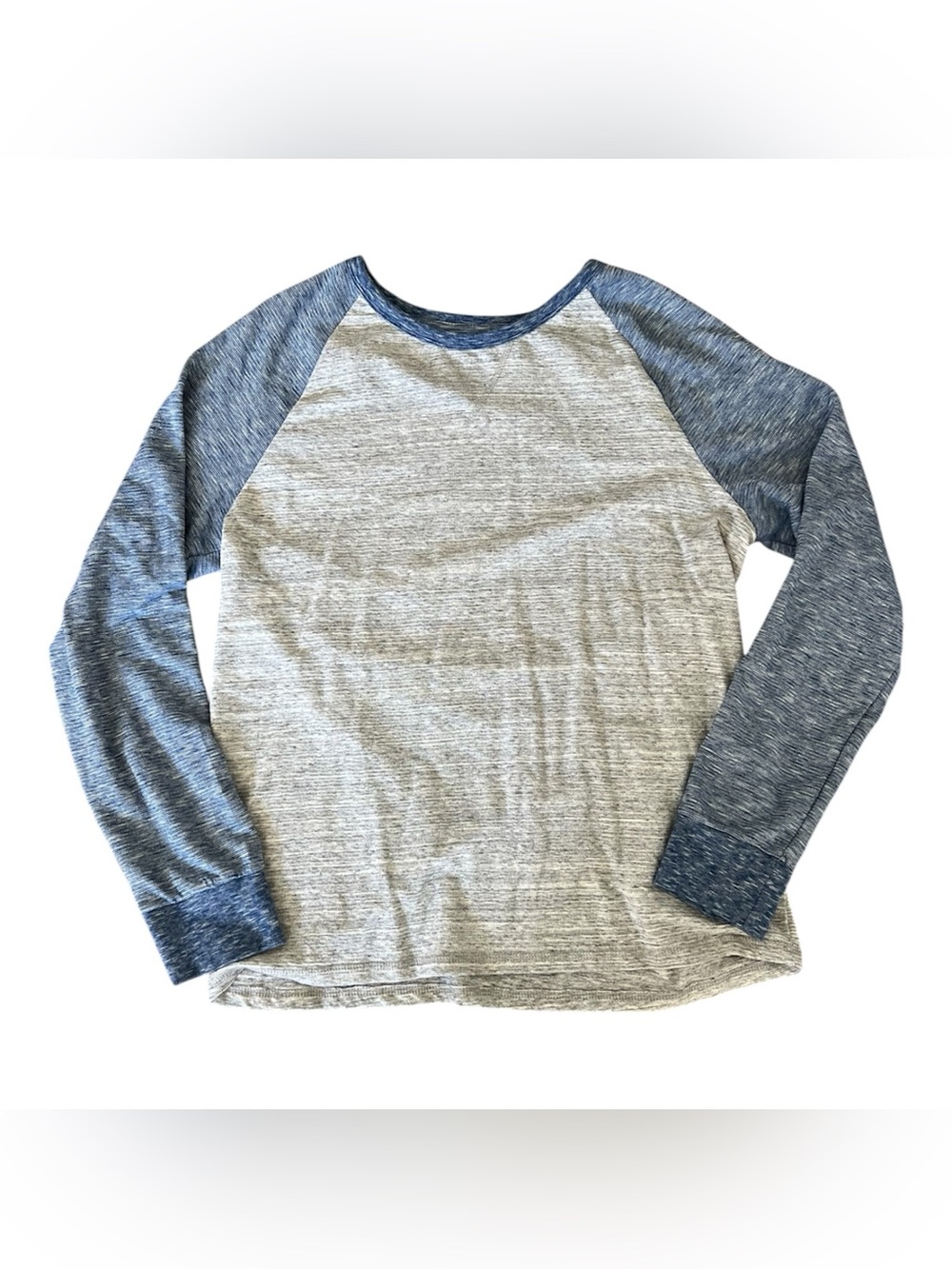Arizona Jean Company Gray Tee with Blue Neck Trim
